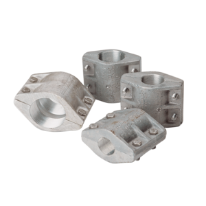 The DC-10 Split coupler is a 2-piece aluminum coupler that 
provides a water-tight and air-tight connection in 
buried and underground applications with a high pull-out 
strength. The clam-shell design allows users to easily access 
the cable after the coupler is installed. A duct holder tool is also available to aid in installation.