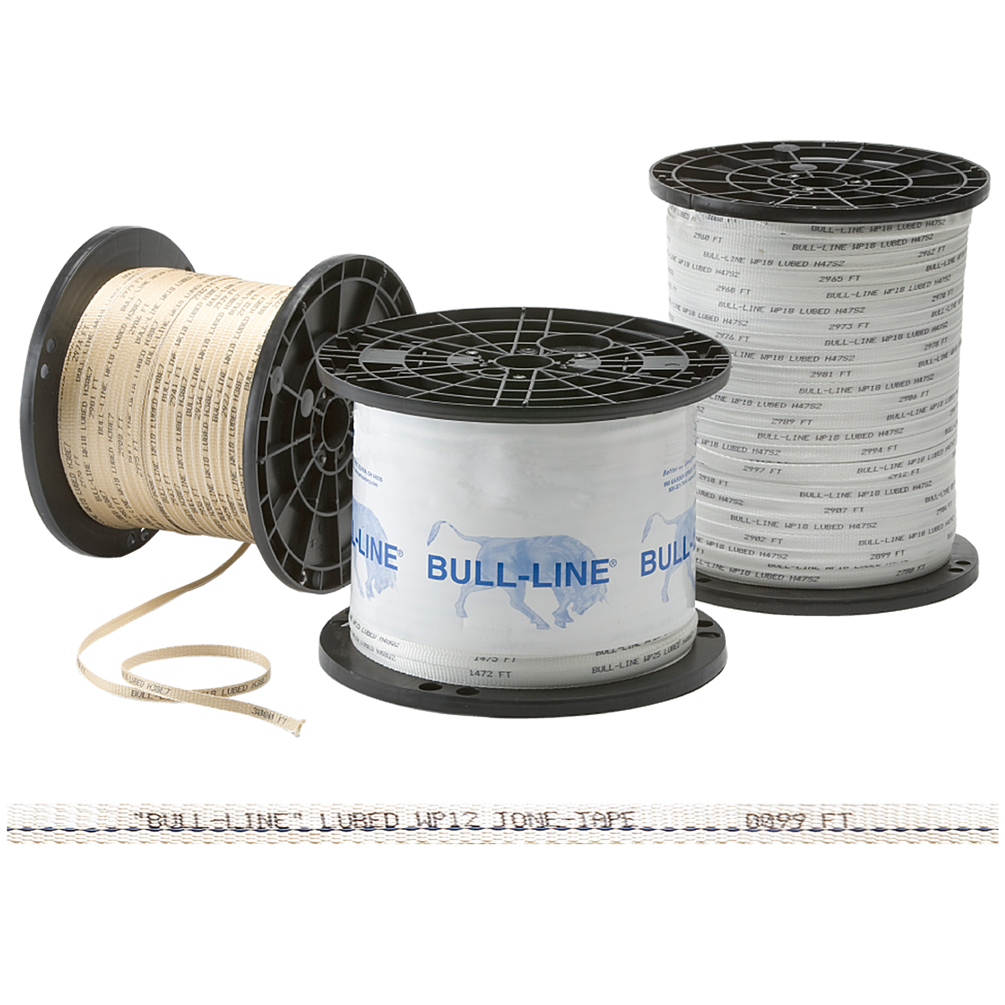 Bull-Line Locatable Tape is offered with a tracer wire for signal locating. The tracer wire is woven into Bull-Line Polyester Tape and provides a corrosion resistance conductor that is easily spliced in the field. Bull-Line Locatable Tape is made in the USA.