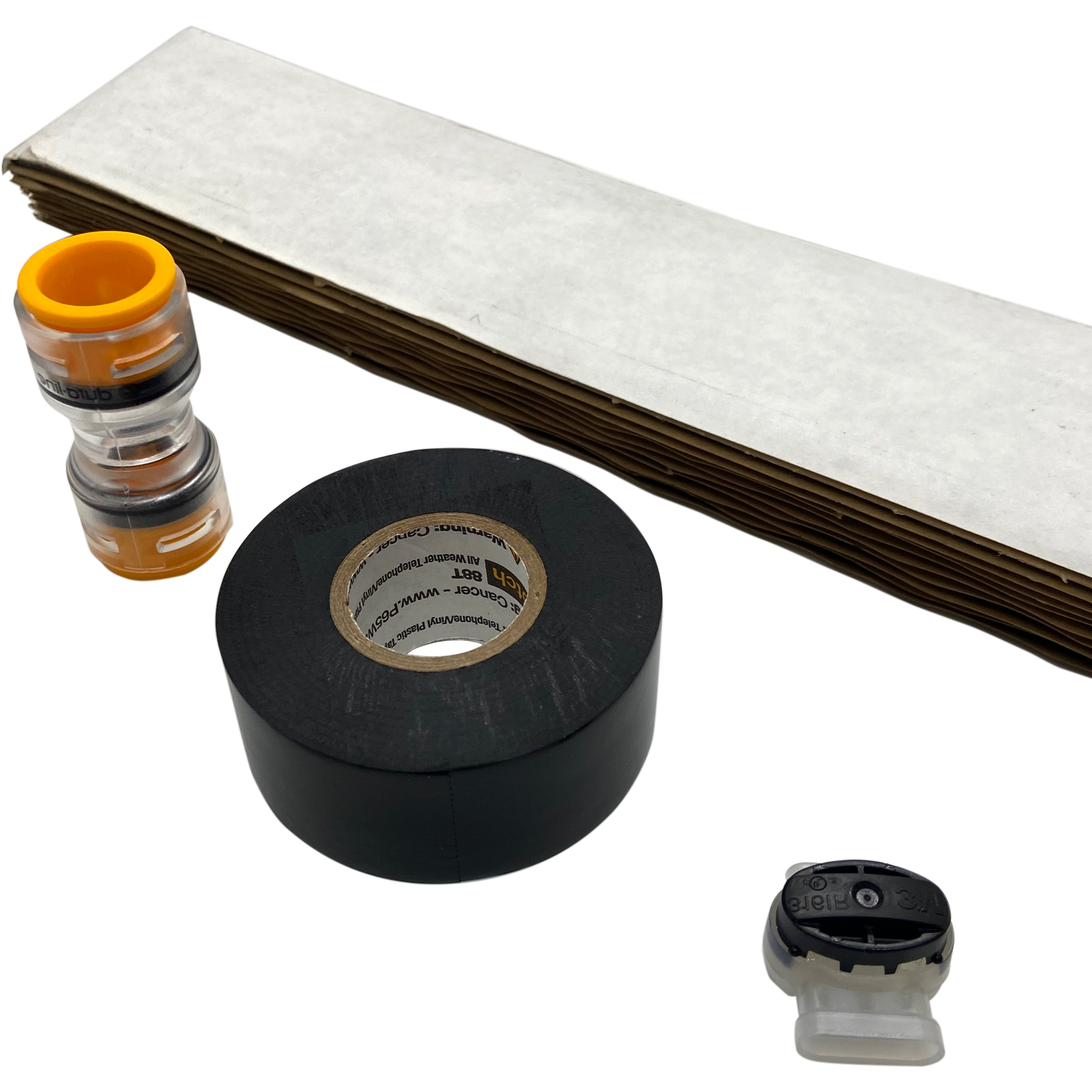 FuturePath Splice Kits provide all the necessary components to join segments of FuturePath.  Kits include correct size of sleeve, couplers, sealant strips, vinyl tape and locate wire connector.